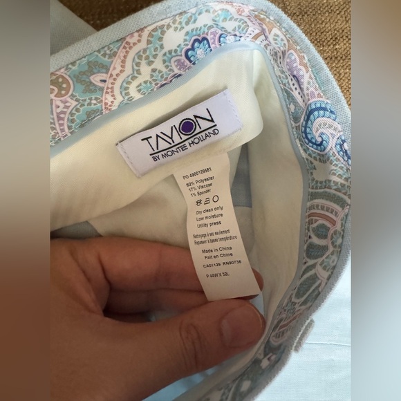 RRP$ 175 New Tayion Collection Men LightBlue Classic Fit Dress Pants Waist 44 - Picture 4 of 4